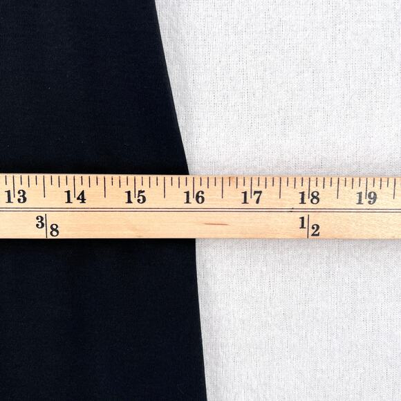 VINCE Sleeveless Midi Faux Wrap Dress Womens XXS Black Square Neck Cotton - Picture 12 of 13